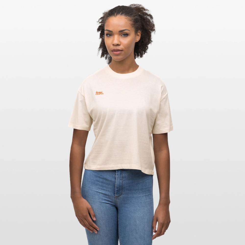 Stanley/Stella Nova Women’s Boxy Organic T-Shirt- Sorrydeze stoel is bezet - soft Ecru