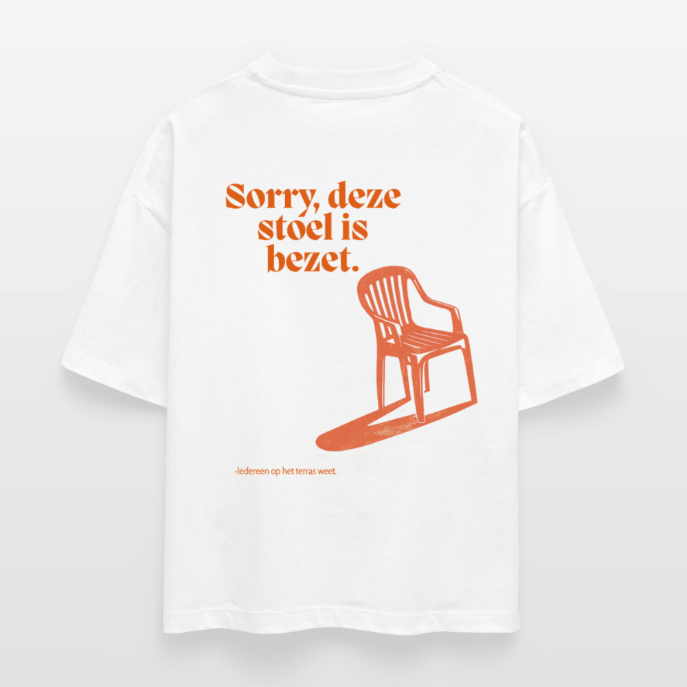 Stanley/Stella Nova Women’s Boxy Organic T-Shirt Sorry, deze storl is bezet Dutch version - white