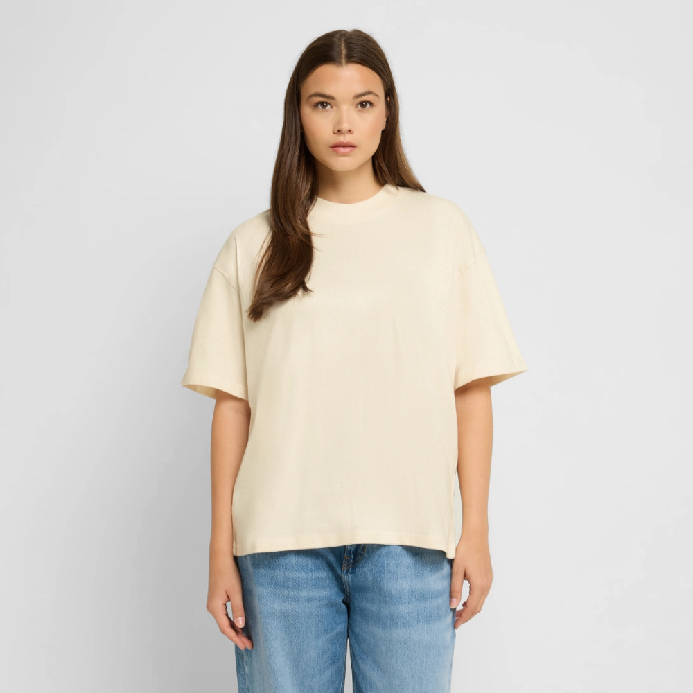 Stanley/Stella Oversized Unisex Organic T-shirt Blaster 2.0- Sorry, deze stoel is bezet - soft Ecru