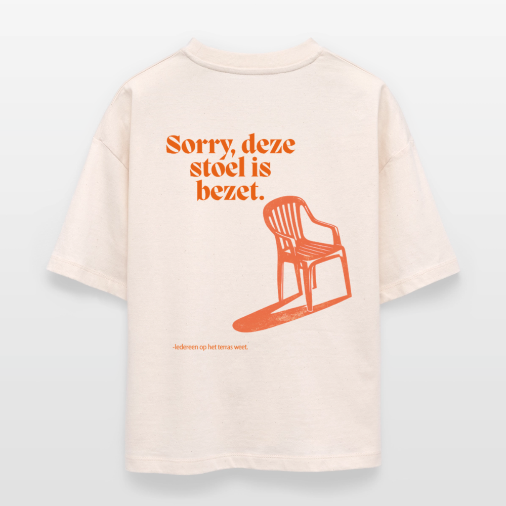 Stanley/Stella Nova Women’s Boxy Organic T-Shirt Sorry, deze storl is bezet Dutch version - soft Ecru