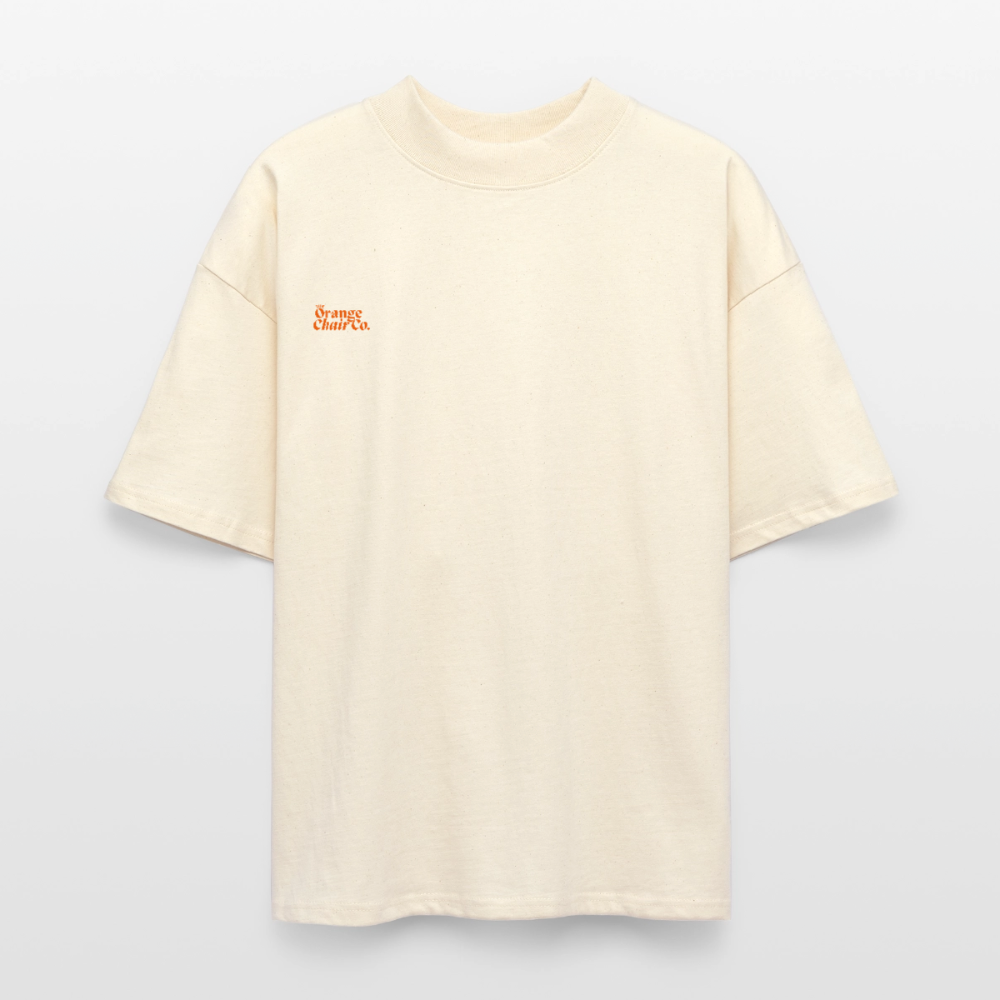 Stanley/Stella Oversized Unisex Organic T-shirt Blaster 2.0- Sorry, deze stoel is bezet - soft Ecru