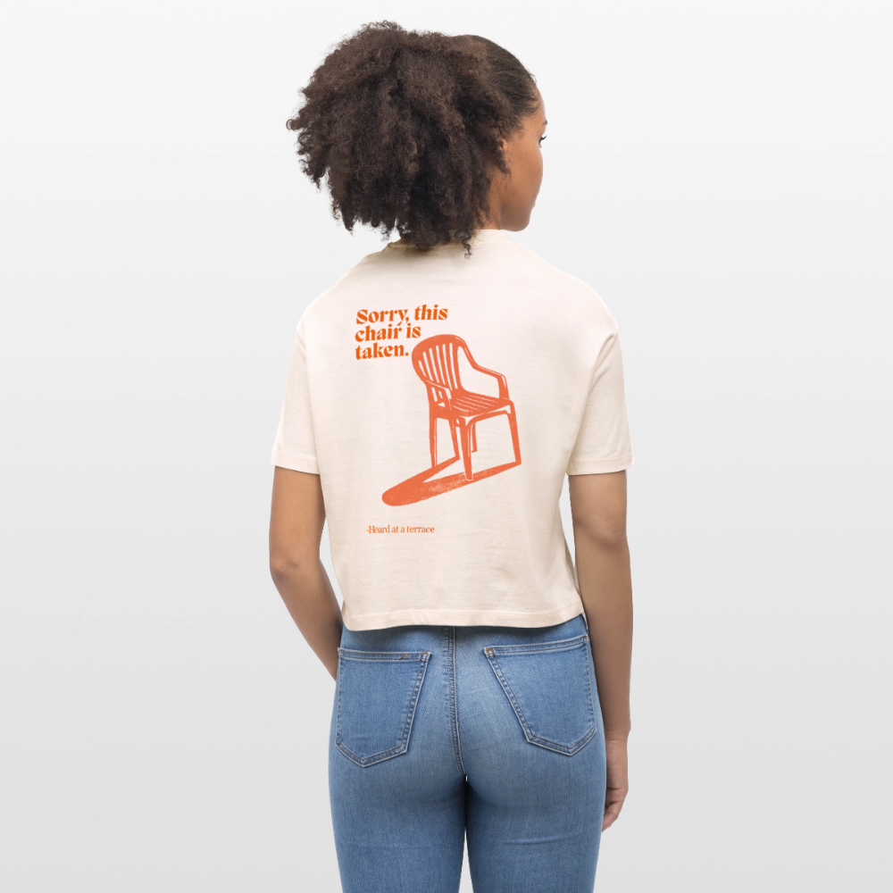 Stanley/Stella Nova Women’s Boxy Organic T-Shirt- Sorrydeze stoel is bezet - soft Ecru