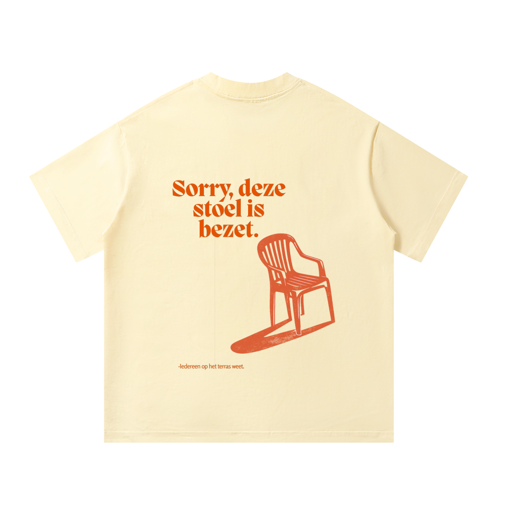 Unisex Oversized T-Shirt Sorry, deze stoel is bezet dutch version
