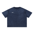 Mineral Wash Boxy Cotton T-Shirt - Monarch Tee Unisex