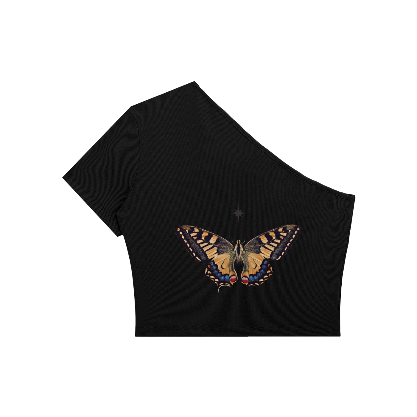 Women's One-Shoulder Crop T-Shirt