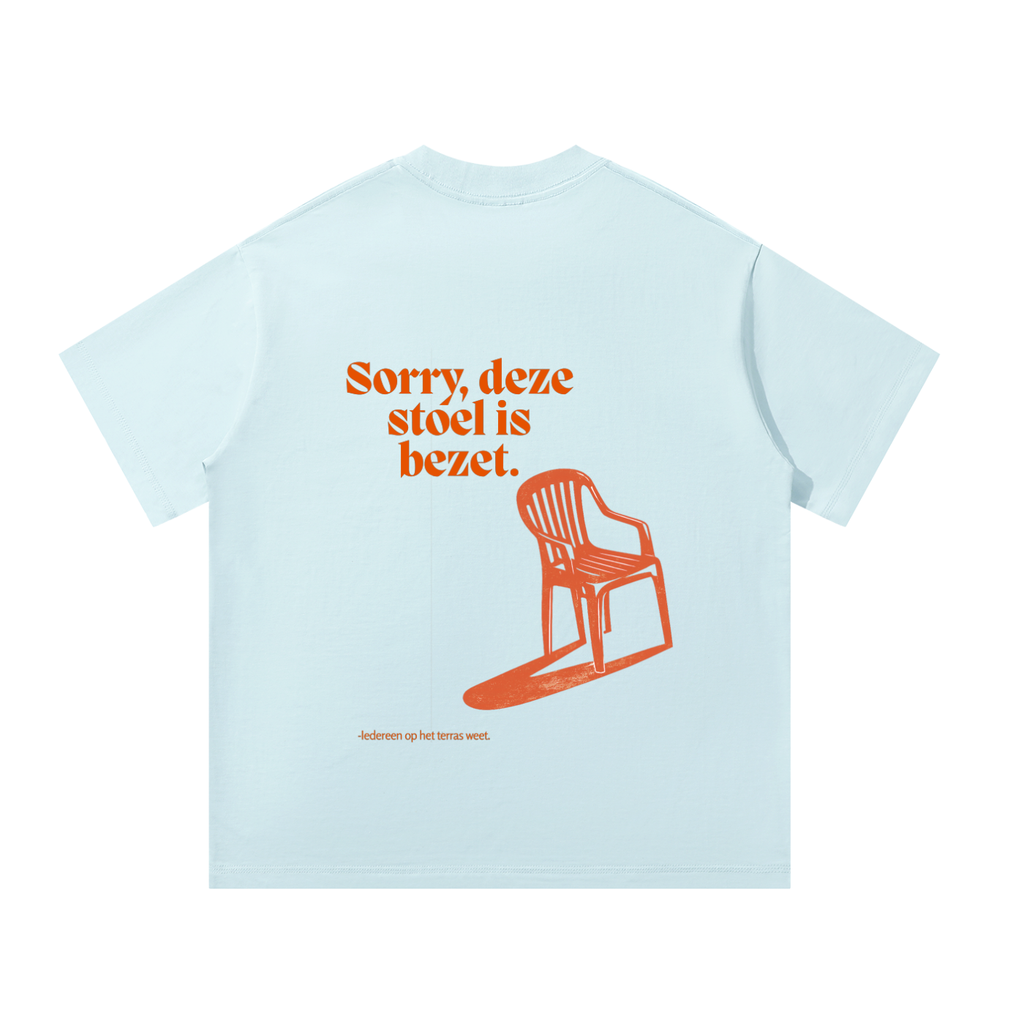 Unisex Oversized T-Shirt Sorry, deze stoel is bezet dutch version